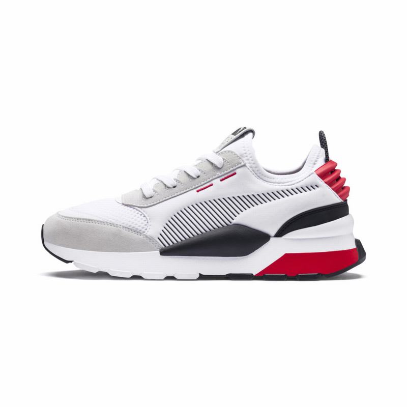 Basket Puma Rs-0 Hiver Inj Toys Homme Blanche/Rouge Soldes 298TPGNH